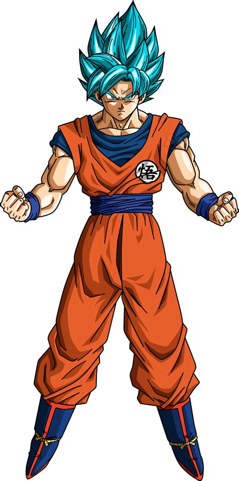 Super saiyan 4 son goku standing illustration, goku vegeta gohan dragon ball z dokkan battle shenron. Imagen - Goku ssj blue.png | Dragon Ball Fanon Wiki ...