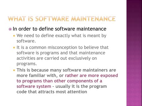 Ppt Software Maintenance Powerpoint Presentation Free Download Id