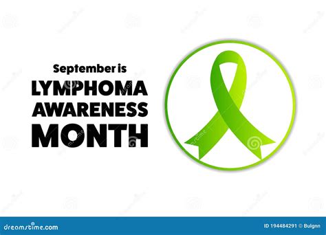 September Is Lymphoma Awareness Month Template For Background Banner