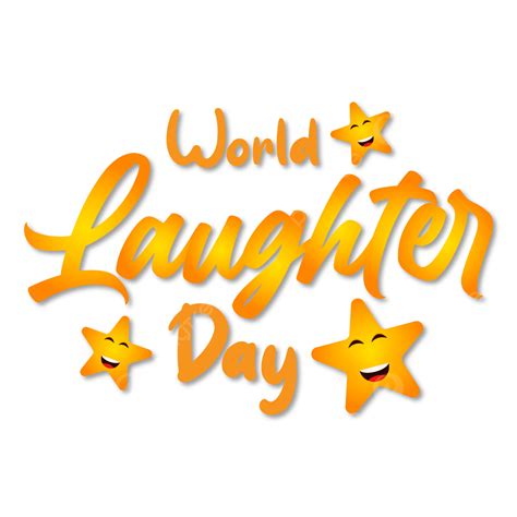 World Laughter Day Vector Design Images World Laughter Day Text Style Design Smile Happy
