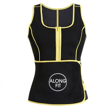 Along Fit Waist Trainer Neoprene Sauna Sweat Vest For Women Weight