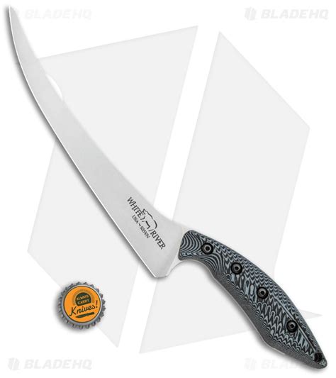 white river knives 8 5 step up fillet knife black gray g 10 8 5 stonewash blade hq