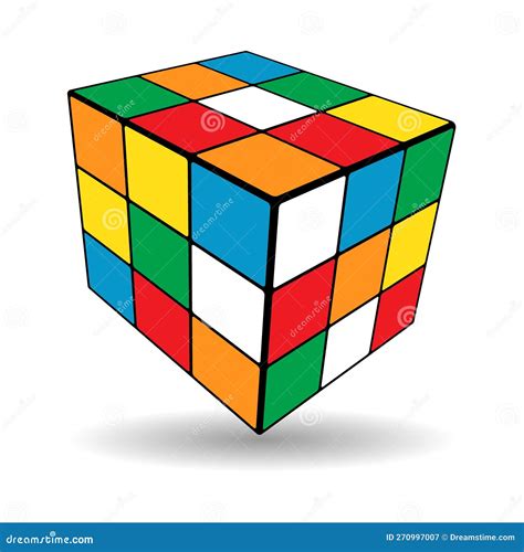 Rubik S Cube Vector Illustation Editorial Photography Illustration Of
