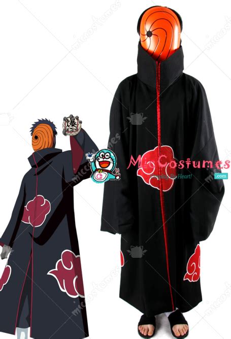 Naruto Akatsuki Tobi Cosplay Costume For Sale At