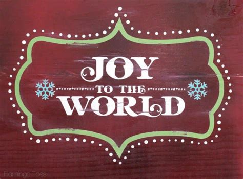 Joy To The World Wooden Sign