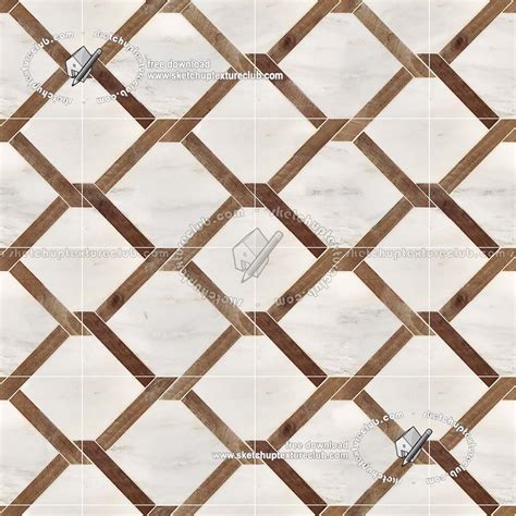 White Floor Marble And Wood Geometric Pattern Texture Seamless 19338