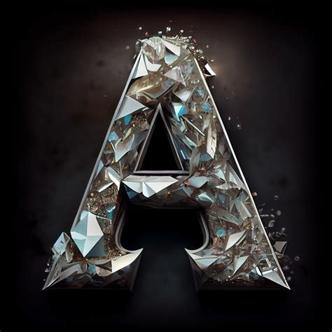 Artstation 3d Diamond Letters Prompt Midjourney Artworks