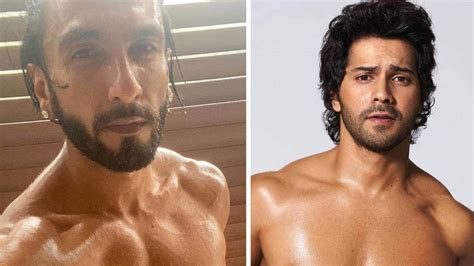 Ranveer Singh Varun Dhawan Tiger Shroff And Other Actors Flaunt Their Bare Bodies Take A Look