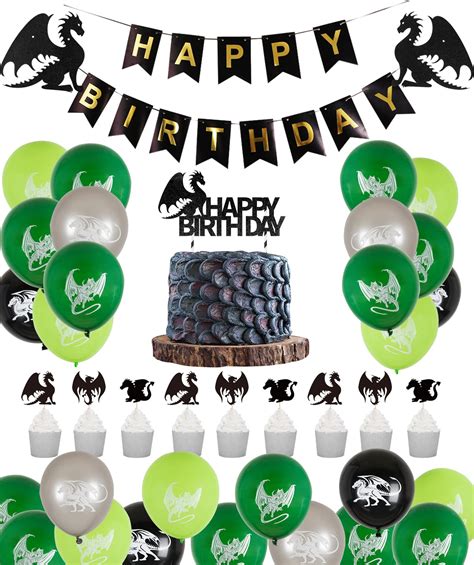 Buy Dragon Birthday Party Decorations Dungeons And Dragons Theme