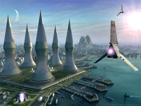 Decor Futuristic City Future City Science Fiction Sci Fi Fantasy