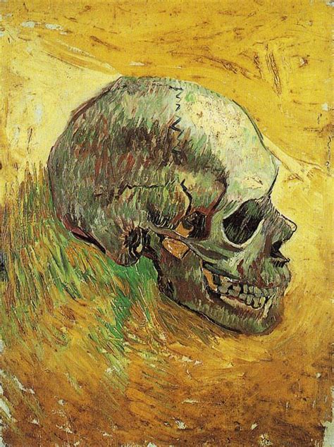 Vincent Van Gogh Skull Painting On 30x22 Canvas Print Unframed Ebay