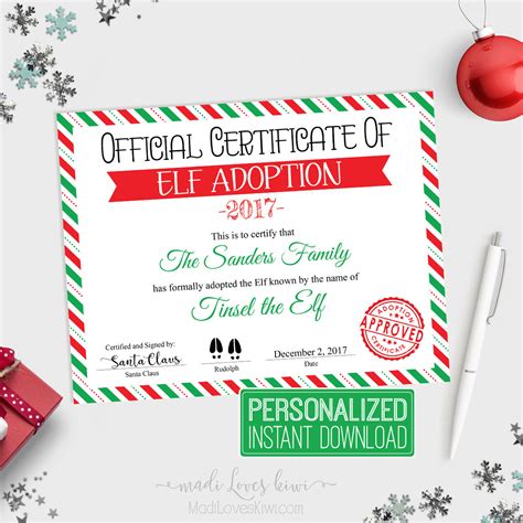 These honorary elf certificates make excellent gifts or keepsakes. Honorary Elf Certificate - elf on the shelf | Way Off ...