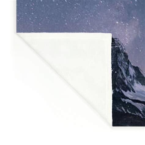 Matterhorn Milky Way Fleece Blanket By Philipp Hilpert