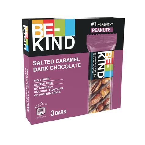 be kind salted caramel dark chocolate nut bar 3 x 30 g online at best price cereal bars lulu uae