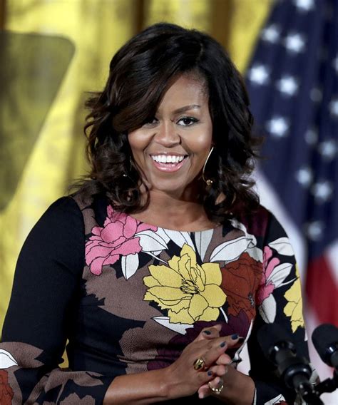 Michelle Obama Wore Her Natural Hair — And The Internet Is Loving It