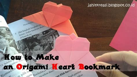 The model shown here is a little easier to fold because the color of the wings is the same color of the heart. How to Make an Origami Heart Bookmark - YouTube