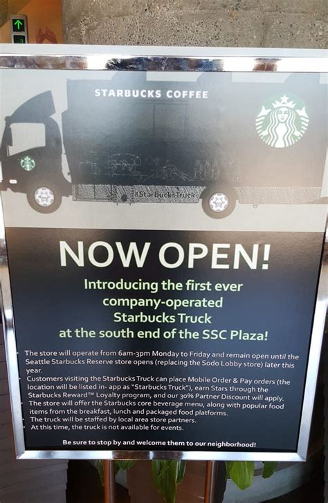 Adorable Starbucks Truck Full Menu Cold Brew Mobile Order And More