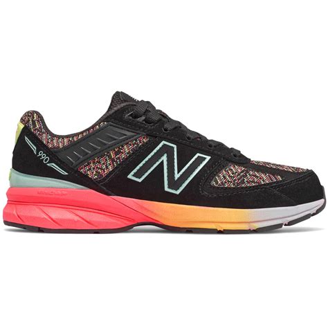 This edition ushers in a new era for the beloved shoe. New Balance Big Kid's 990v5 Black with Tahitian Pink ...