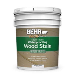 BEHR®Solid Color Waterproofing Wood Stain No. 211 - Behr ...
