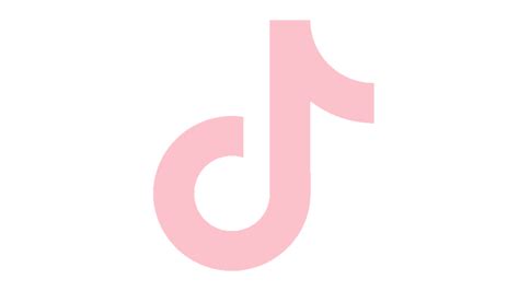 Pastel Pink Tiktok Logo Png