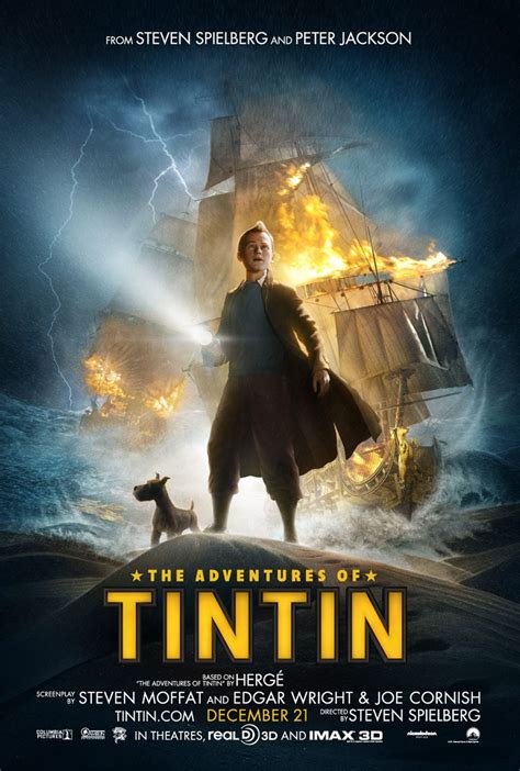 Zachary S Marshs Movie Reviews Review The Adventures Of Tintin 3d