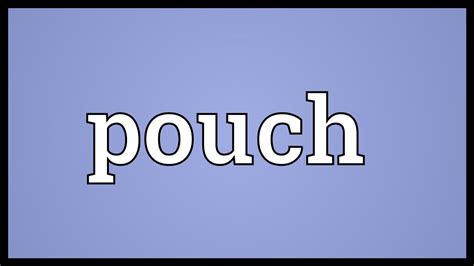 Pouch Meaning Youtube