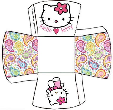 Hello Kitty Party Free Printable Boxes Oh My Fiesta In English