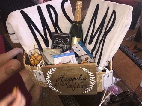 The best wedding gift ideas will. Honeymoon gift basket for my sister. Personalized it with ...