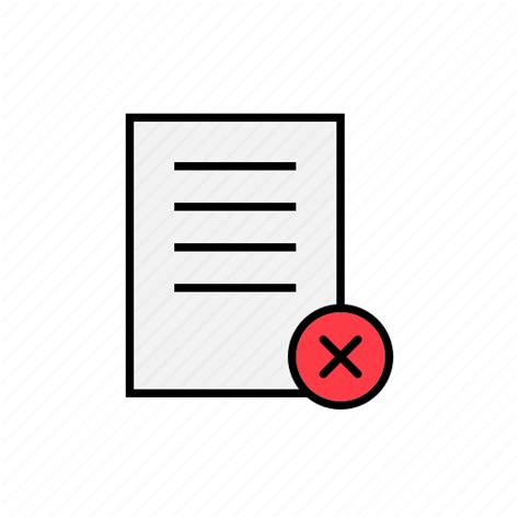 Cancel Content Delete Document Remove Icon