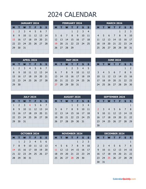Monday 2024 Calendar Vertical Calendar Quickly