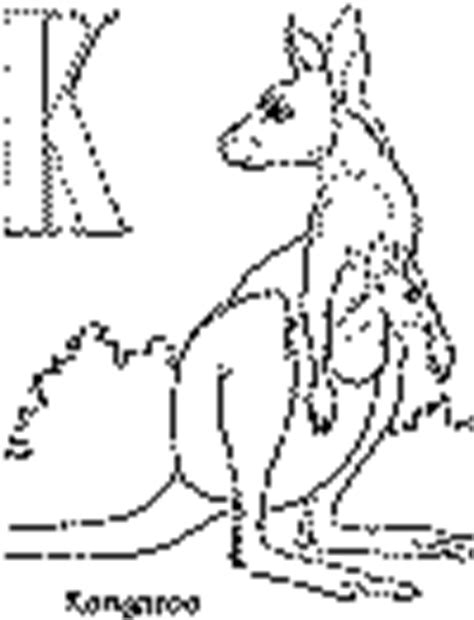 animal alphabet color pages