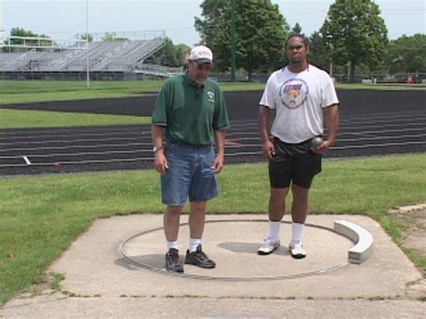 Styles And The Ring Track And Field News Presents Technique And Drills For The Glide Shot Put On