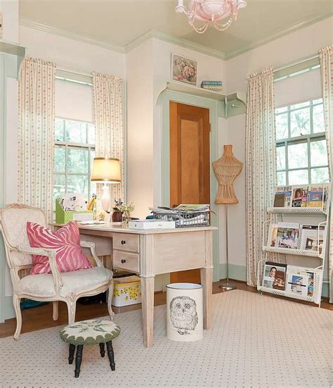 Trend hiasan interior spring anda perlu tahu tentang. Hiasan pejabat rumah: 35 idea gaya bergaya lusuh ...