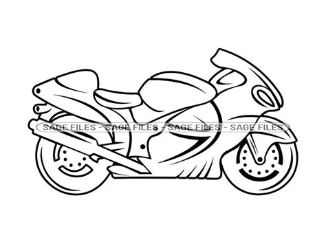 Motorcycle Outline 7 Svg Motorcycle Svg Motor Bike Svg Etsy