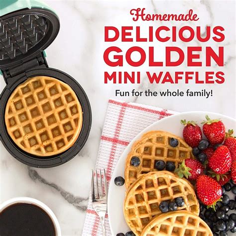 New Dash Mini Maker For Individual Waffles Hash Browns Keto Chaffles