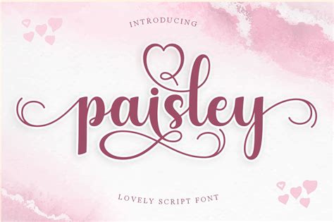 Paisley Font By Fadlilah Studio · Creative Fabrica