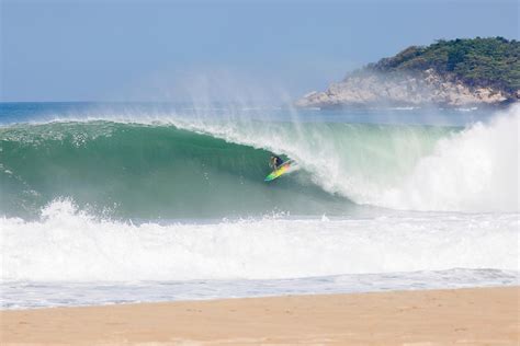 Big Wave Surfing Kai Lenny At Massive Puerto Escondido