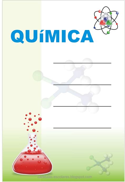 Caratulas Escolares Quimica Para Secundaria