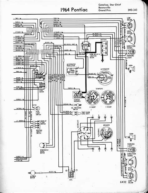 1968 Pontiac Lemans Gto Tempest Electrical Wiring Diagrams Schematics