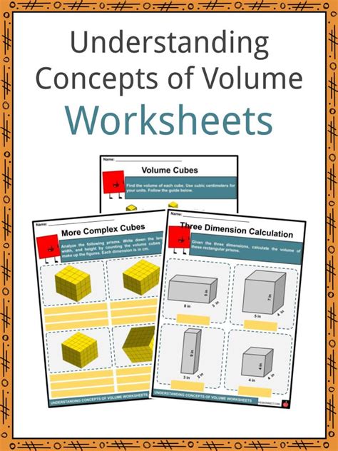 Understanding Concepts Of Volume Facts And Worksheets For Kids