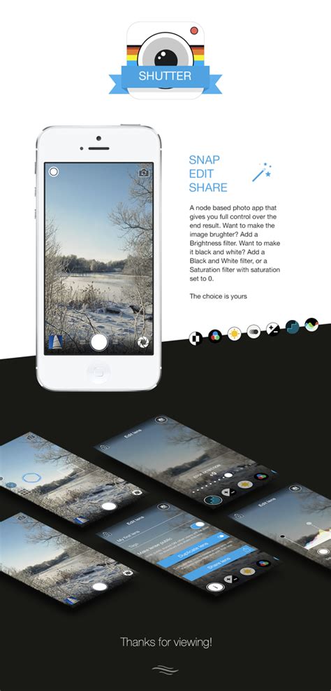Shutter App On Behance App Photo Apps Shutters