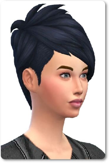 Sims Hairs Birksches Sims Blog Slashed Hair Short Bangs