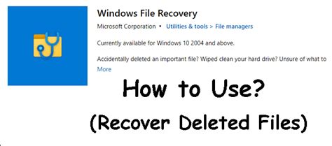 How To Use Microsoft Windows File Recovery In Windows 10 Or 11