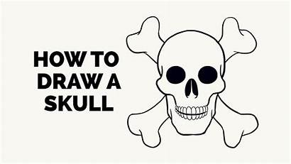 Skull Draw Easy Drawing Step Drawings Beginners