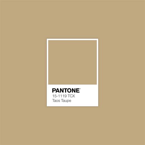 Pantone 15 1119 Tcx Taos Taupe · Color · Palette Collection