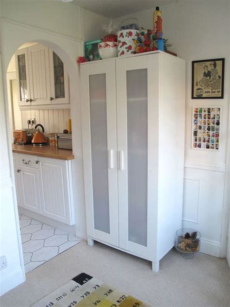 Our kitchen pantry storage solutions put all your cooking supplies in instant view. Soph12_rect640 ~ really like this free standing pantry! | Free standing pantry, Standing pantry ...
