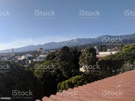 Santa Barbara Riviera And Downtown Stock Photo Download Image Now