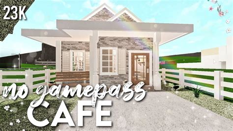 ʚɞ⋅ » ──────» hey lovelys blush bakery and café build info: Bloxburg: No Gamepass Cafe | Speedbuild | GwenYT - YouTube