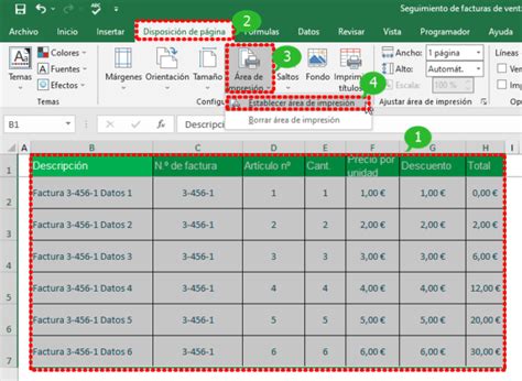 Área De Impresión Excel Cómo Configurar Siempre Excel