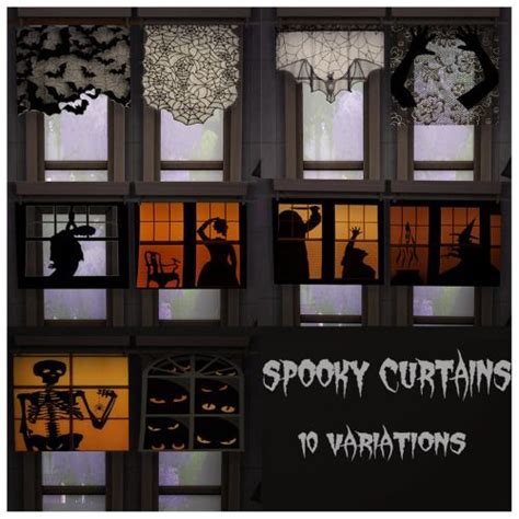 The Best Halloween Curtains Paintings Lighting And